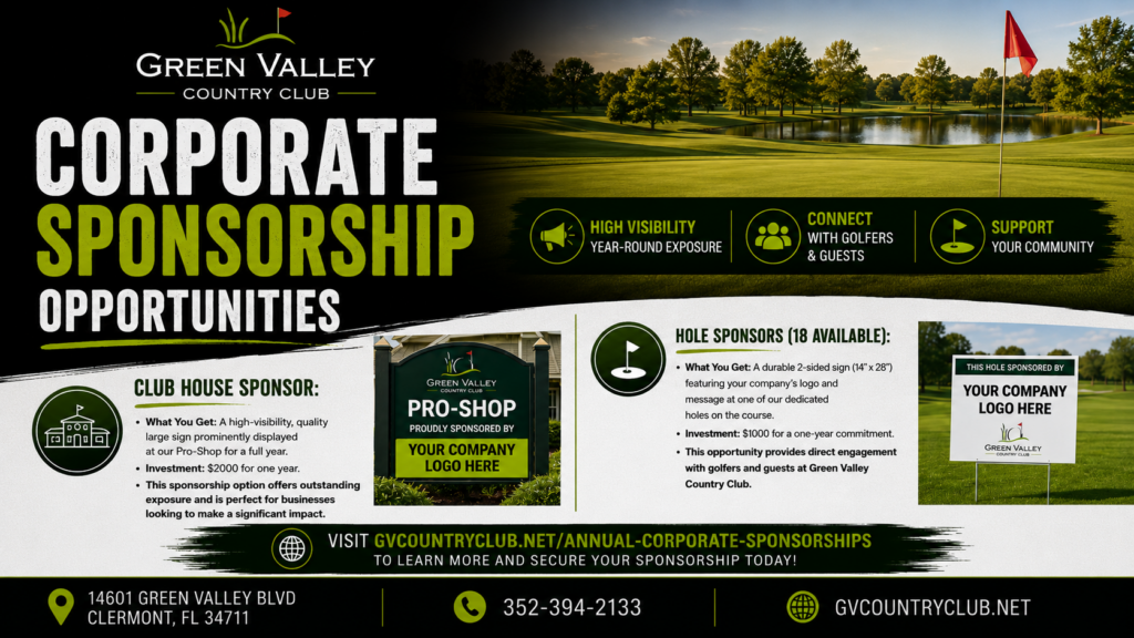 Green Valley Country Club | Clermont Golf Course | 14601 Green Valley Blvd, Clermont FL 34711