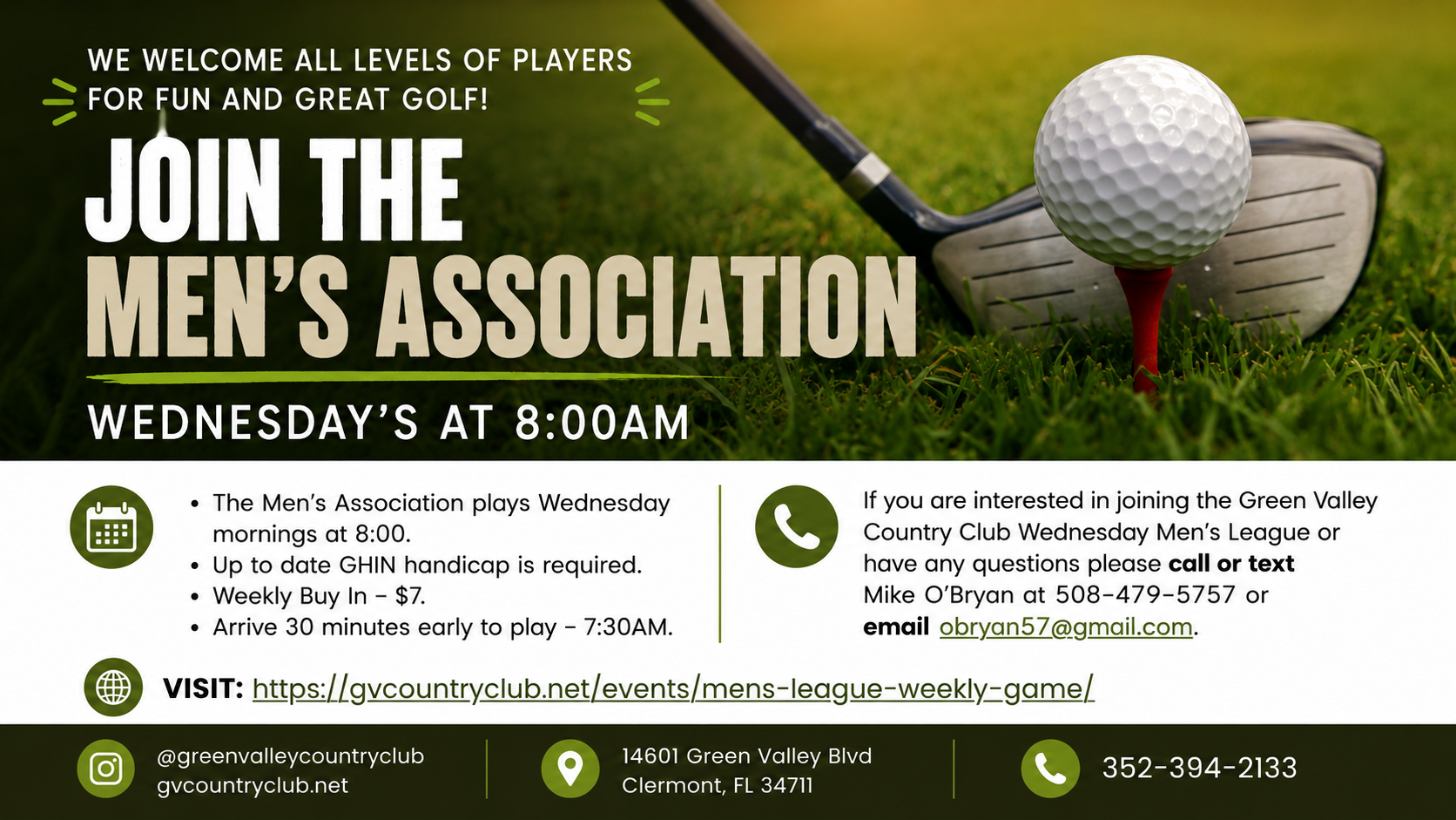 Green Valley Country Club | Clermont Golf Course | 14601 Green Valley Blvd, Clermont FL 34711