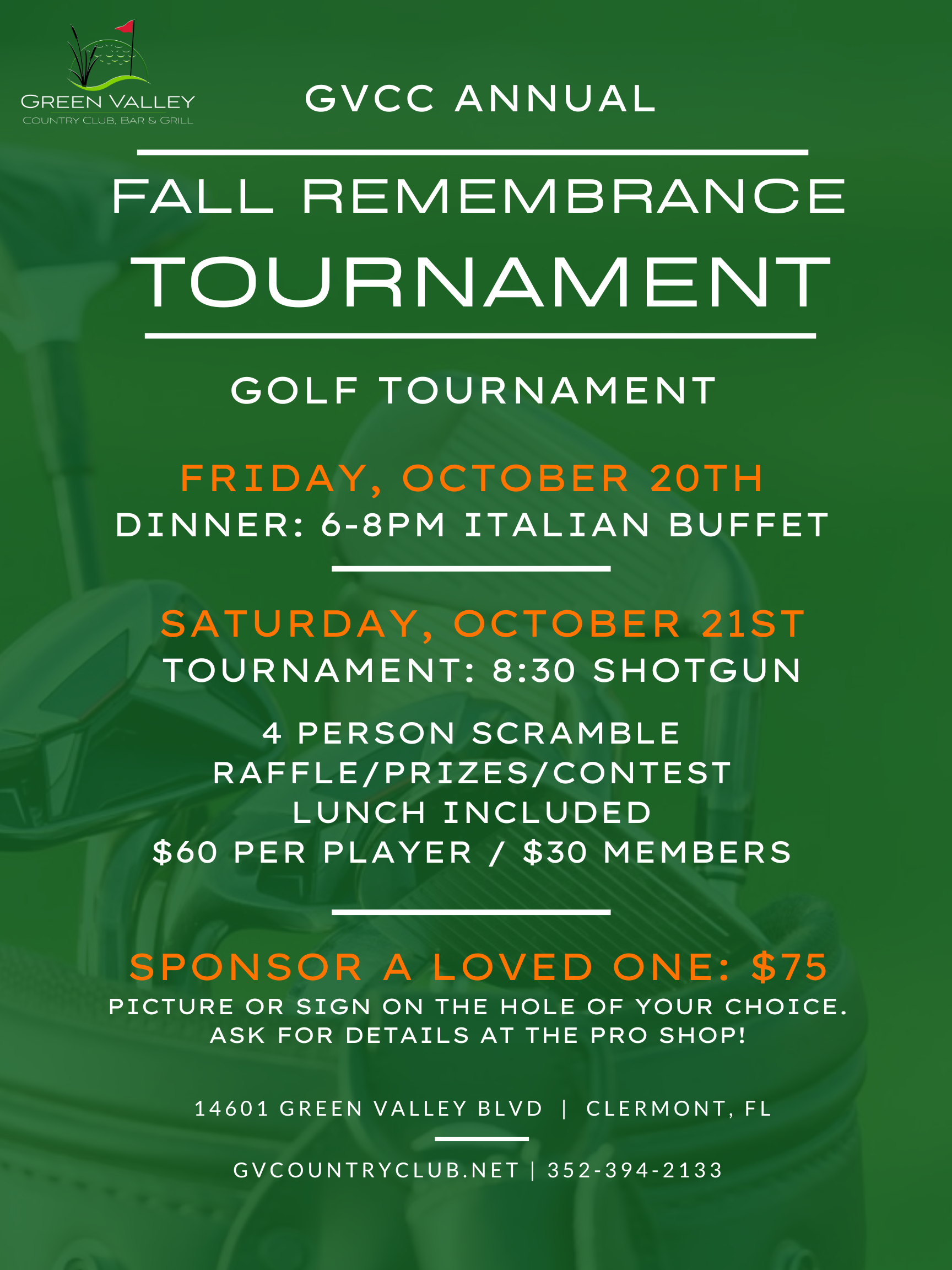 Green Valley Country Club | Clermont Golf Course | 14601 Green Valley Blvd, Clermont FL 34711