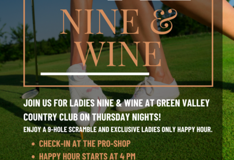 Nine & Wine Ladies Night at Green Valley Country Club | GVCountryClub.net | Local Clermont Golf Course