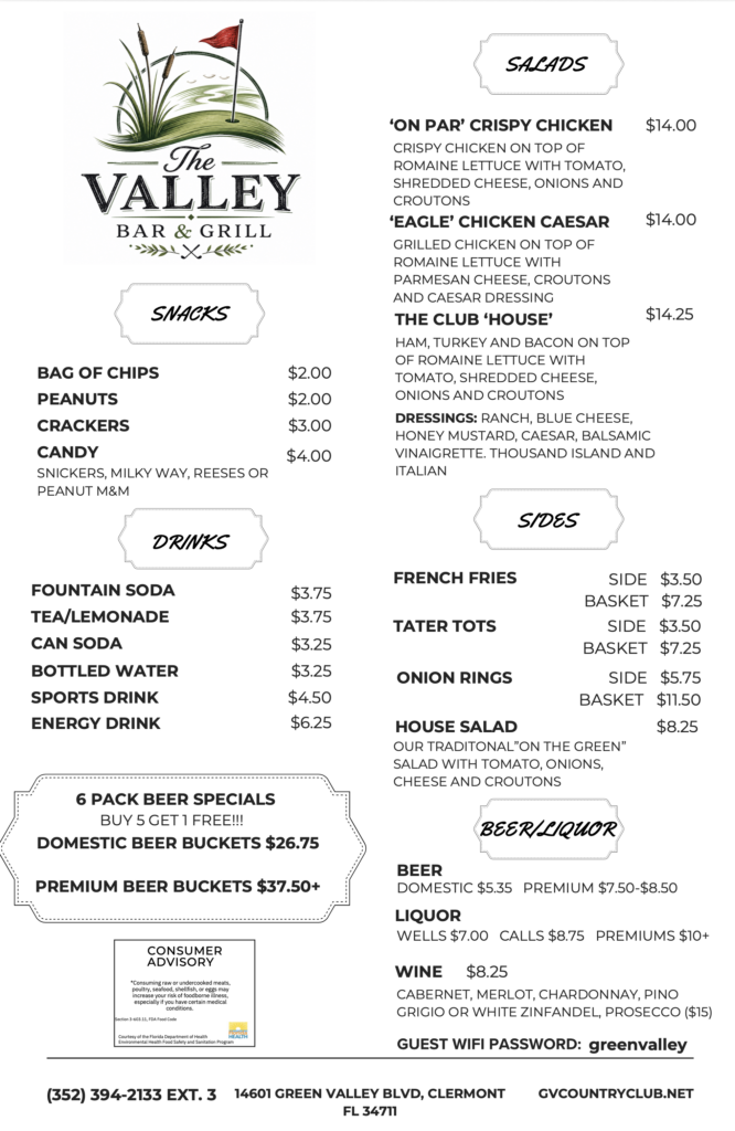 Green Valley Country Club | Clermont Golf Course | 14601 Green Valley Blvd, Clermont FL 34711